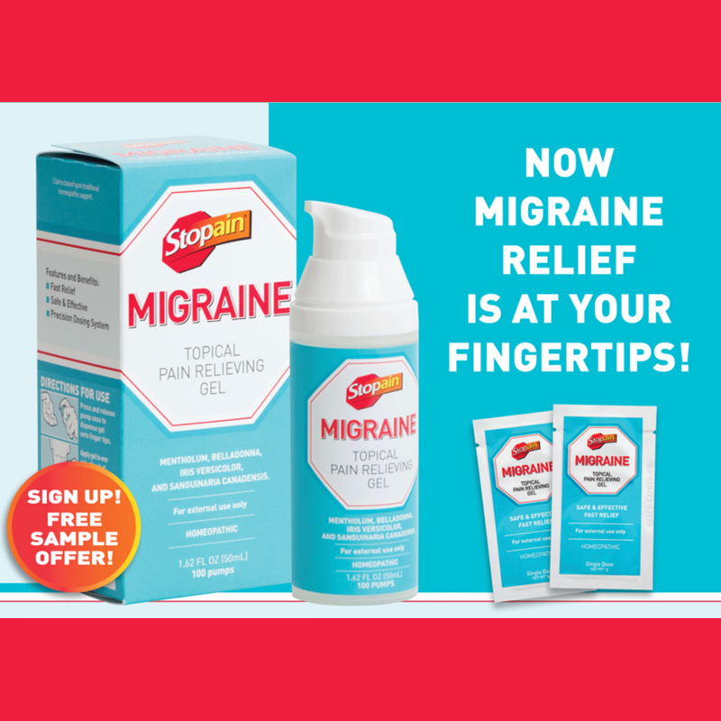 Stopain Migraine Free Sample 