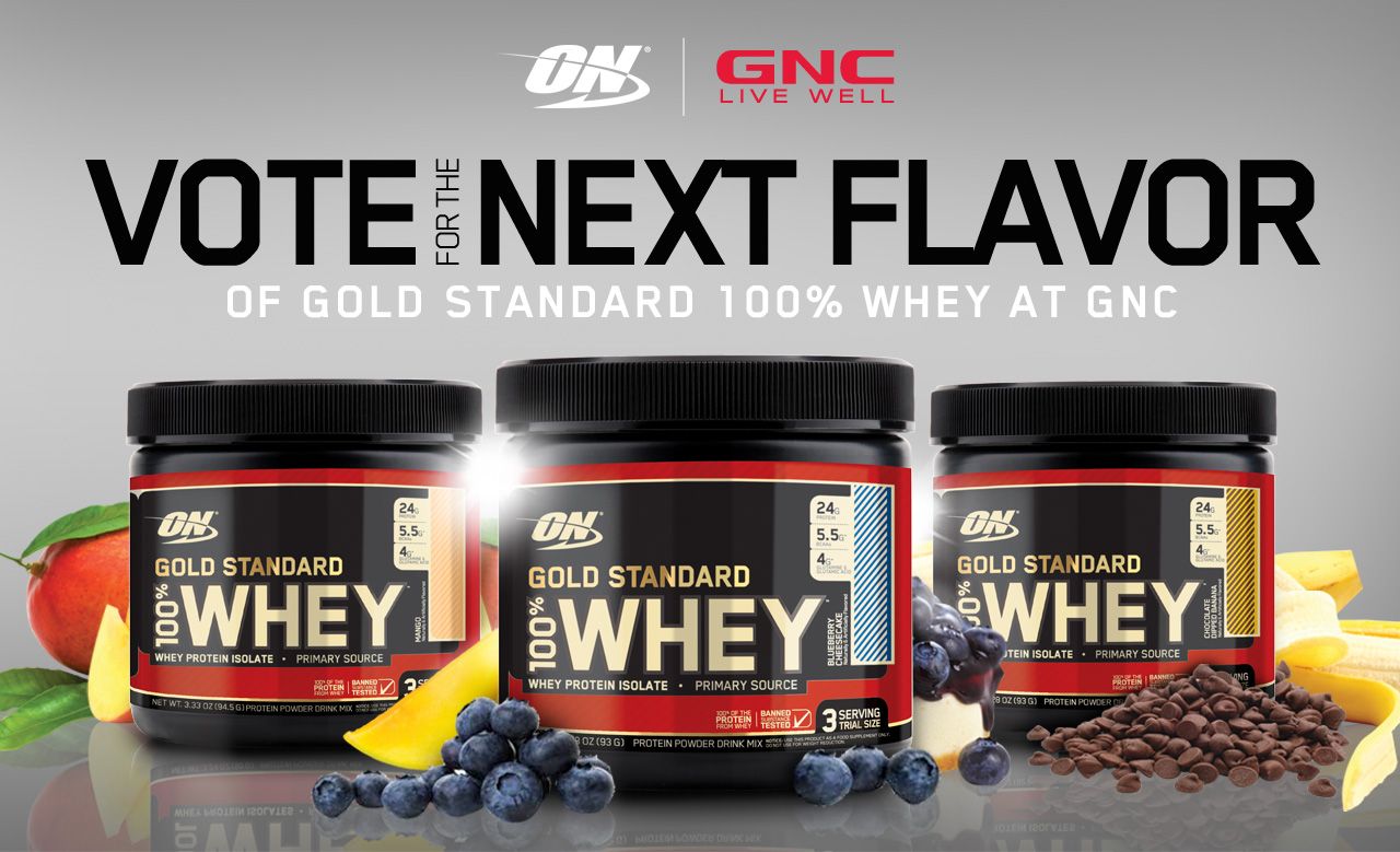 Lead the Whey at GNC