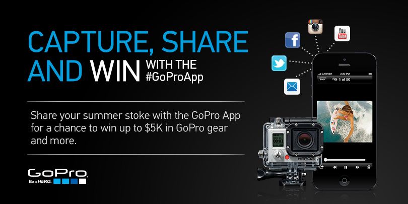 Share Your Summer Stoke Using the GoPro App