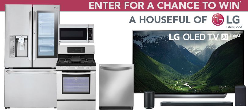 LG Houseful of Products Sweepstakes