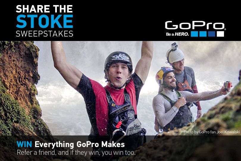 GoPro SHARE THE STOKE Sweepstakes