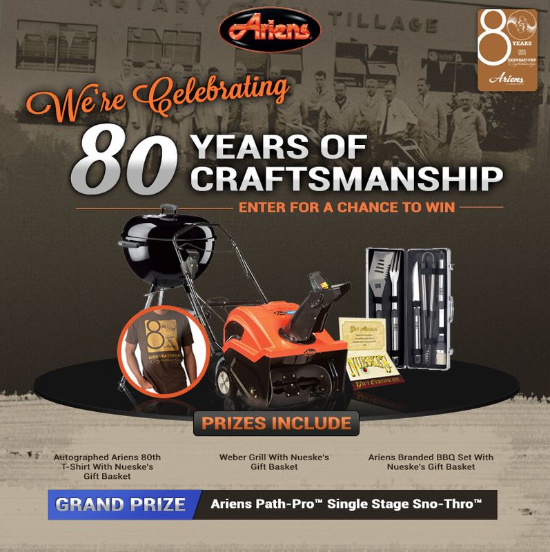 Ariens 80 Years of Craftmanship