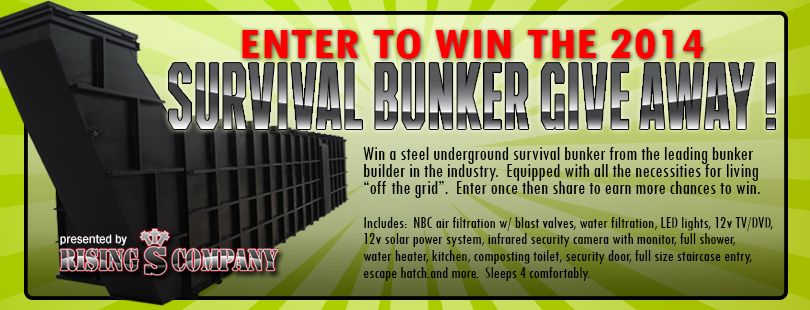 Rising S Survival Bunker Give Away
