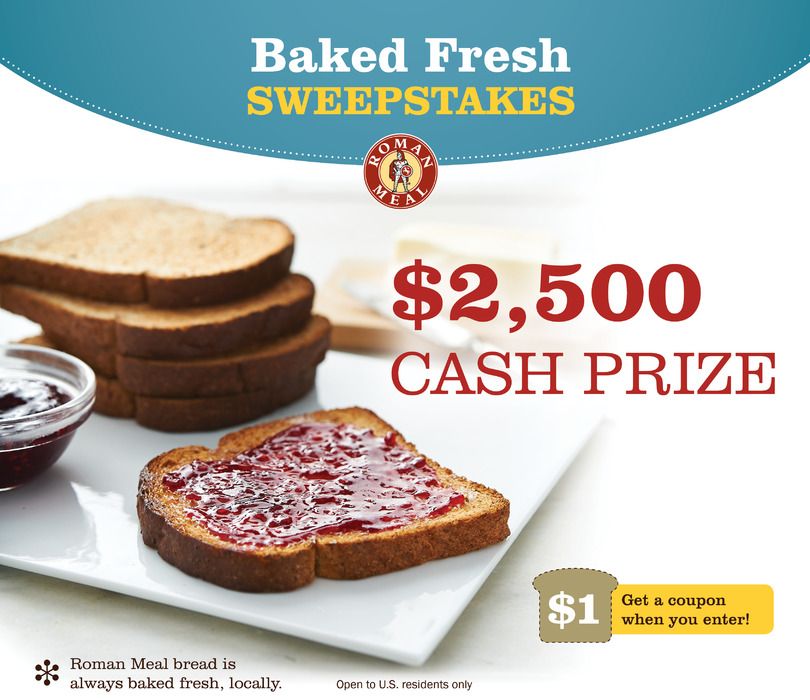 Roman Meal Baked Fresh Sweepstakes