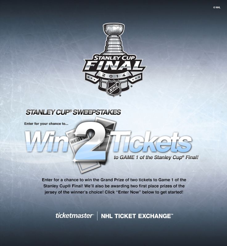 NHL Ticket Exchange Stanley Cup™ Final Sweepstakes