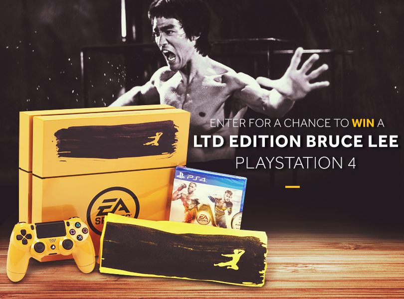 Bruce Lee Custom PS4 Sweepstakes