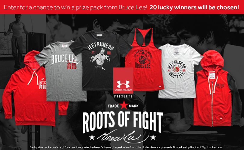 Under Armour presents Bruce Lee by Roots of Fight Sweepstakes