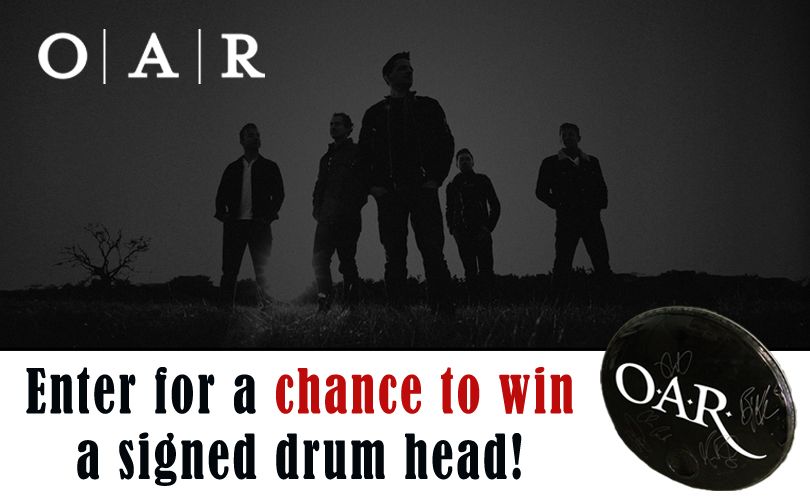 O.A.R. Autographed Drum Head Sweepstakes