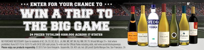 Stock Up for Football Sweepstakes