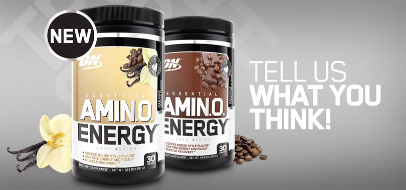 New Amino Energy Cafe Series, Tell us what you think!