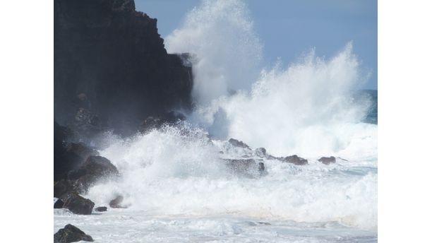 Waves on The Rock