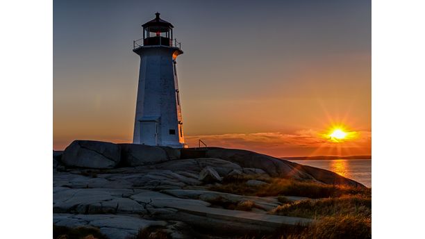 Sunset at Peggy's Cove