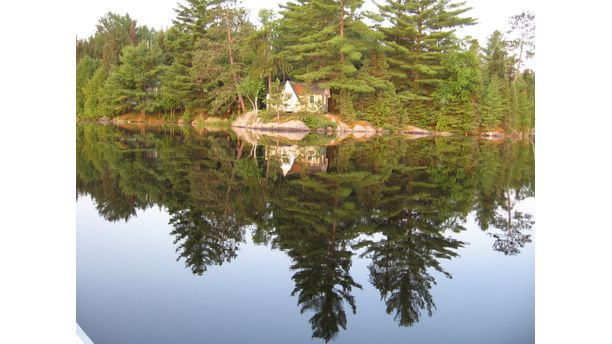 Cottage reflection