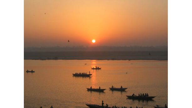 Sunrise in Varanasi, 