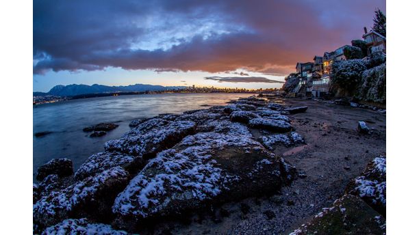 Snow in Vancouver