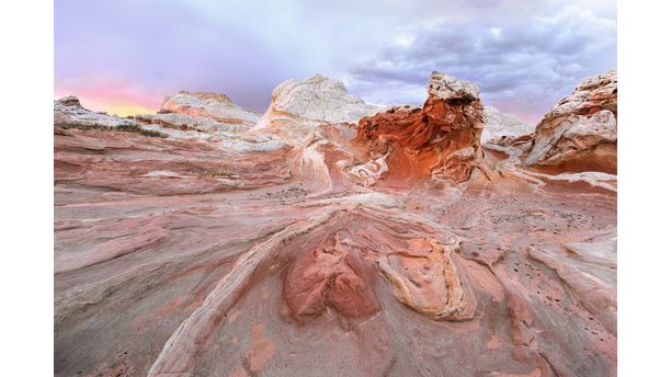 Sundown Storm over Red Rock