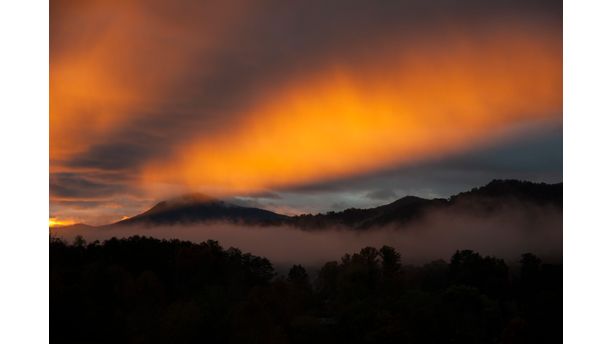 Sunrise Over Mt. Pisgah