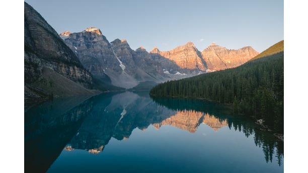 Morning in the mountains