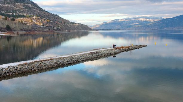 Calm Lake on a Winters Day