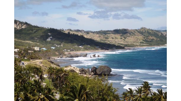 Barbados coastline