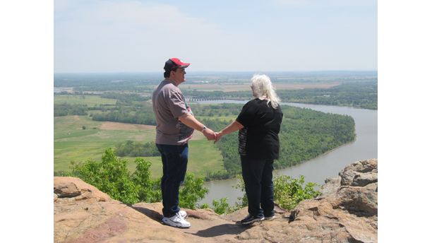 Beautiful view from Petite Jean Mountain