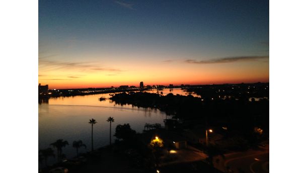 surrise at Clearwater Beach