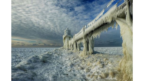 Frozen Guardian of the Lake