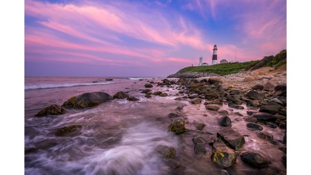 Pink Sunset at the Point