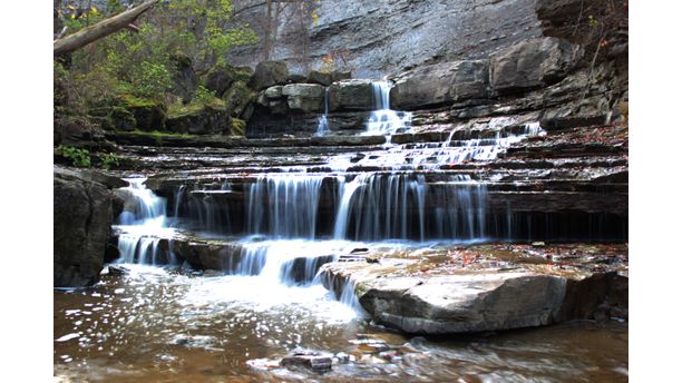 small cascading falls