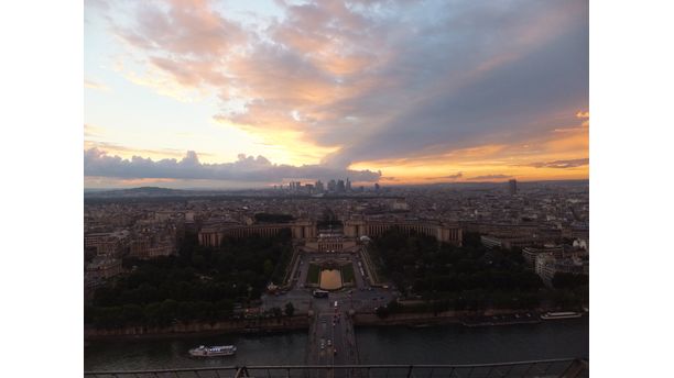 Eiffel Tower Sunset