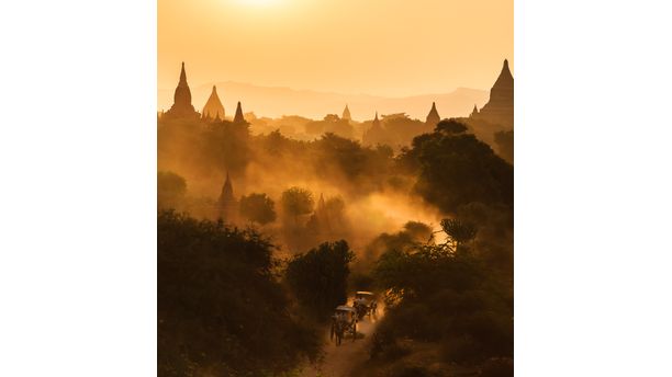 Bagan, Myanmar sunset