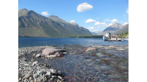 Pretty rocks and water