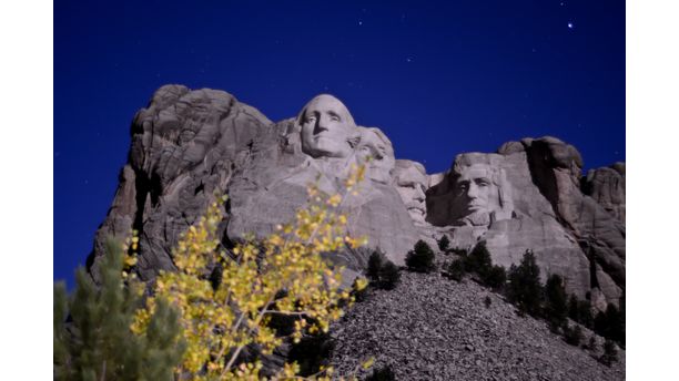 Midnight Mount Rushmore 