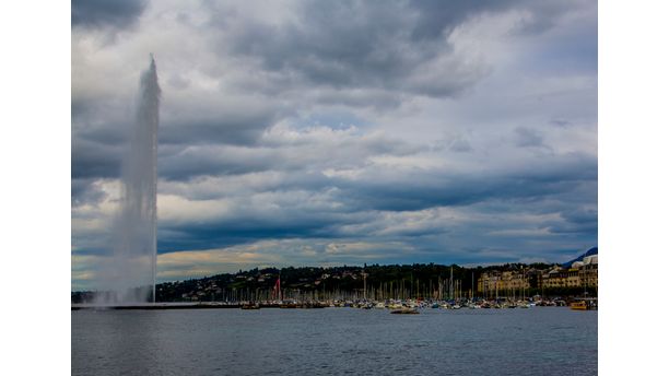 Jet d'eau on Lake Geneva