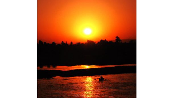 Sunset on the Nile