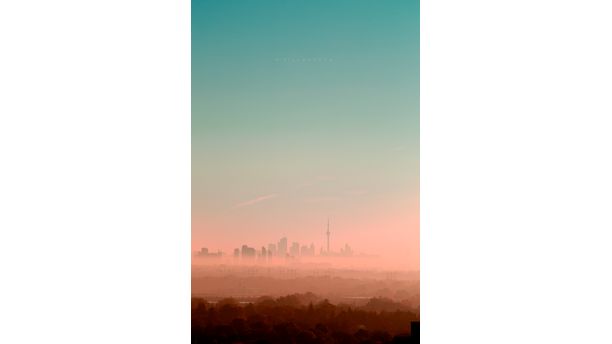 foggy Toronto