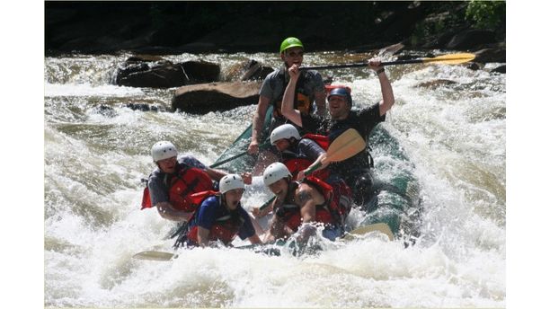 Whitewater rafting