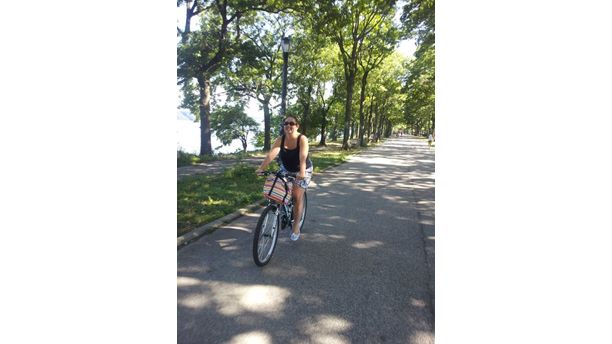 Biking along the Hudson