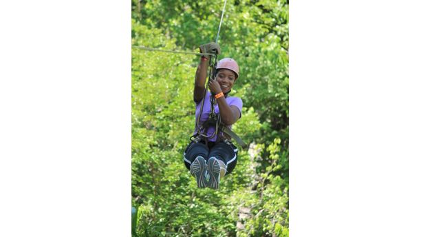 Zip Lining Fun