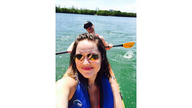 Kayaking with my love 