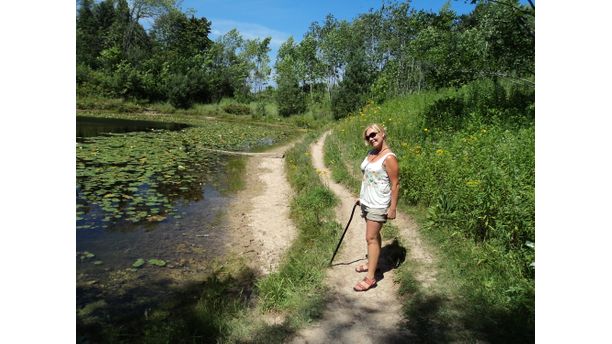 Hiking at the Nature Center