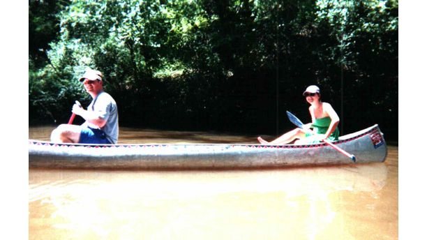 Canoeing with my Husband