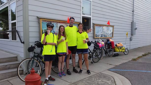 Biking around Lake Michigan