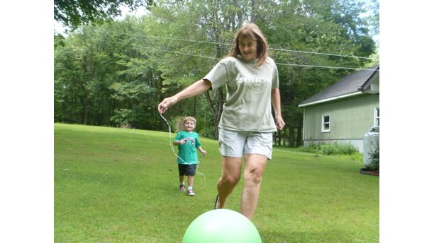 Playing ball