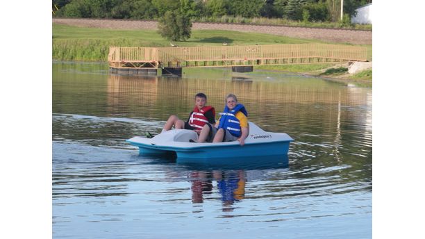 Paddleboating