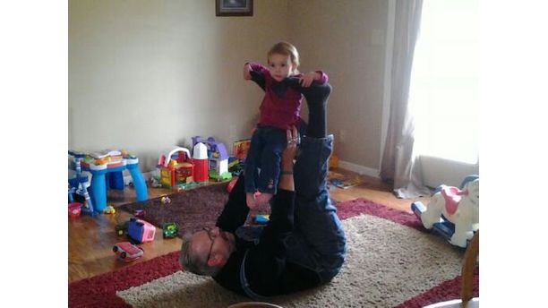 Daddy daughter exercise