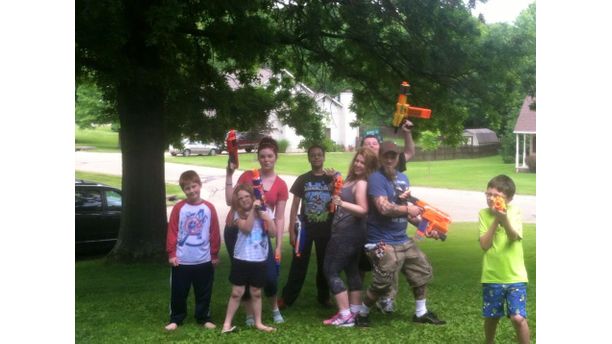 Nerf Gun Tag with my Nieces and Nephews!