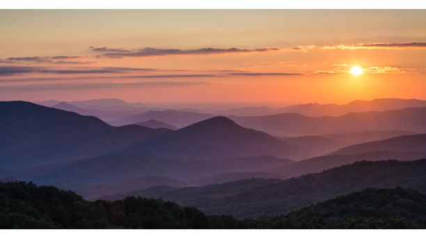 Max Patch sunset