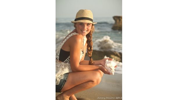 Natalie at the Beach