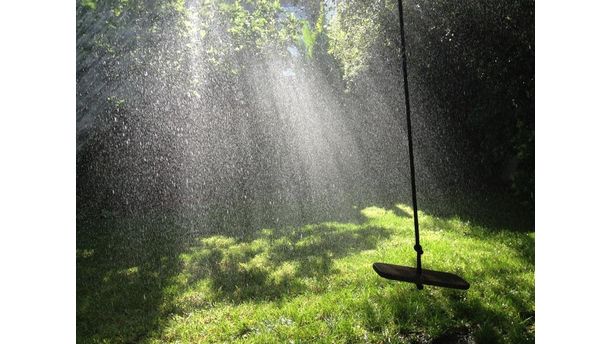 Lonely rope swing.